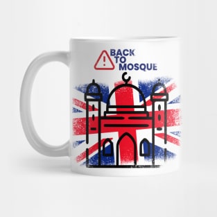 GRUNGE BACK TO MOSQUE LONDON UK BRITISH Mug